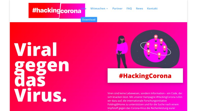 #HackingCorona website